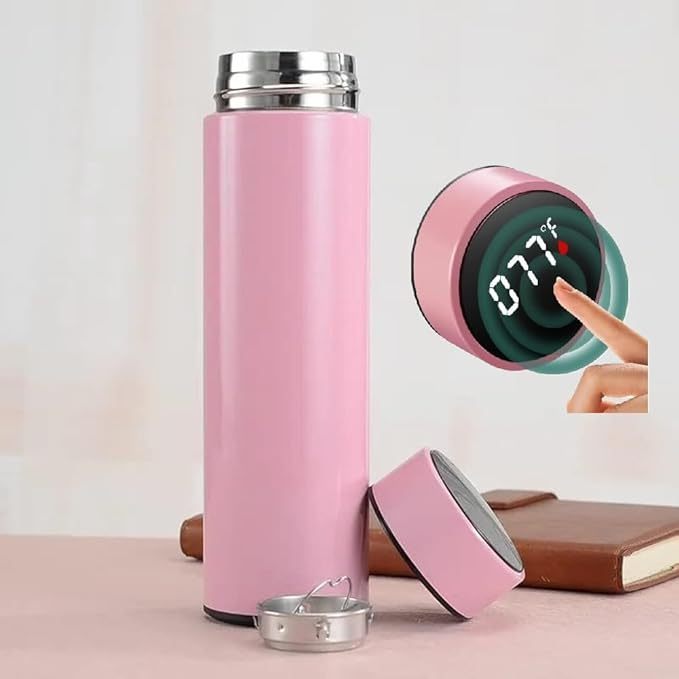 500ml Hot & Cold Smart LED Temperature Display Water Bottle, Double