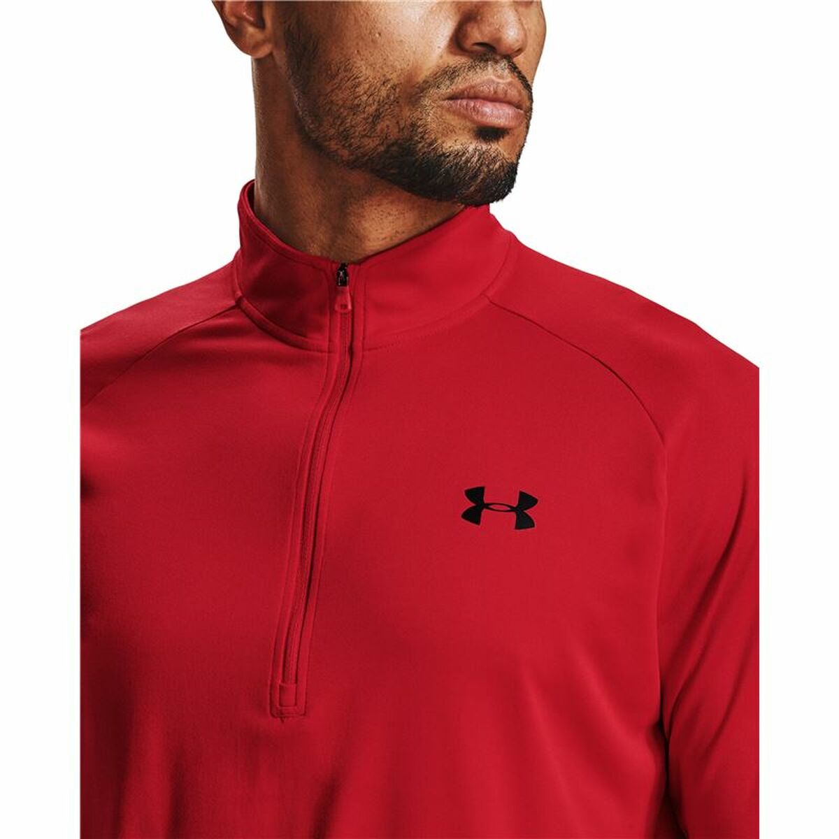 Men’s Long Sleeve T-Shirt Under Armour Tech™ ½ Red