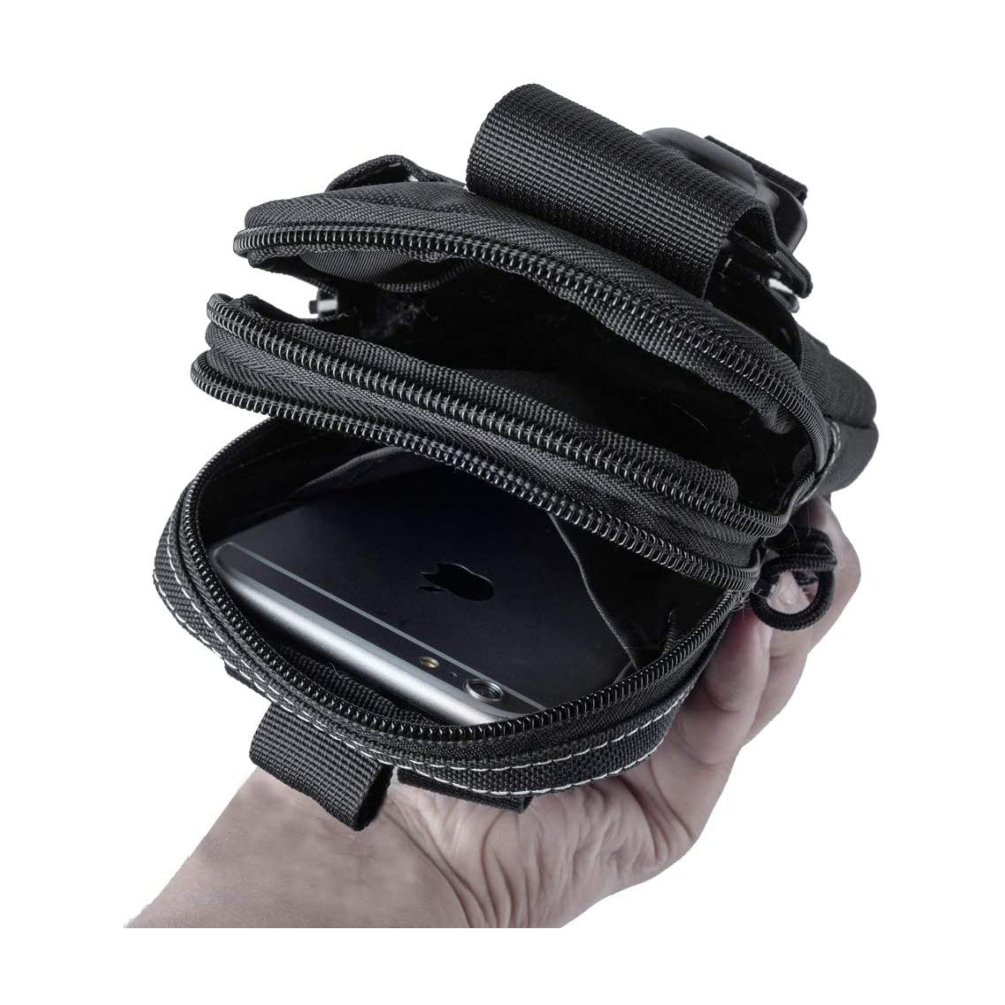 JupiterGear Tactical MOLLE Military Pouch Waist Bag for Hiking,