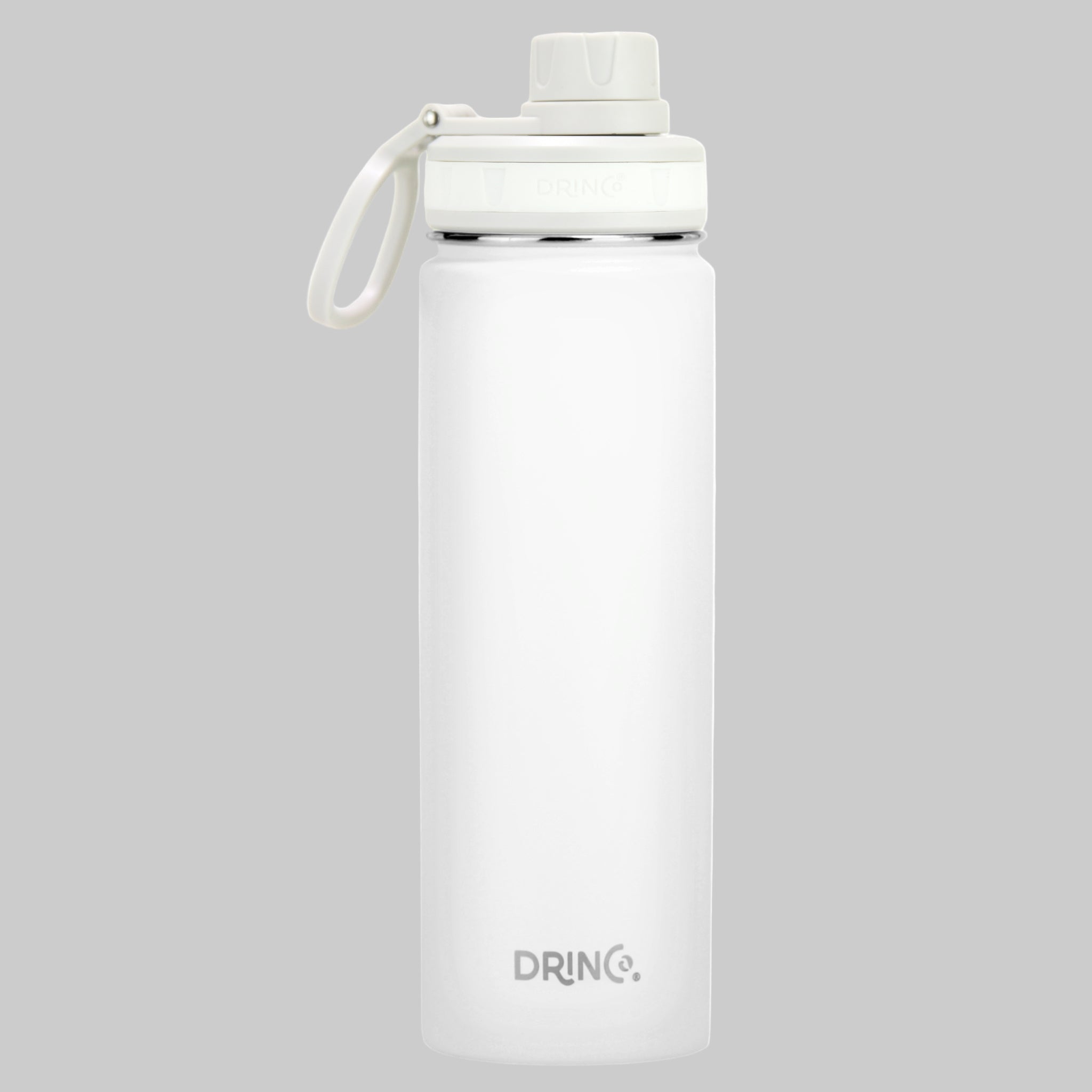 DRINCO® 22oz Stainless Steel Sport Water Bottle - Artic White