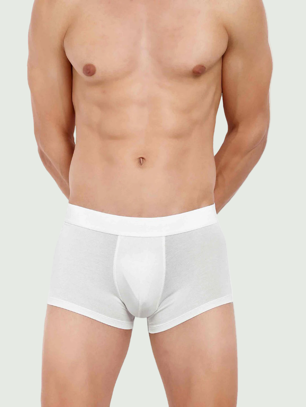 Men Comfortable & slim solid underwear (Size-34inches) (Color-WHITE)