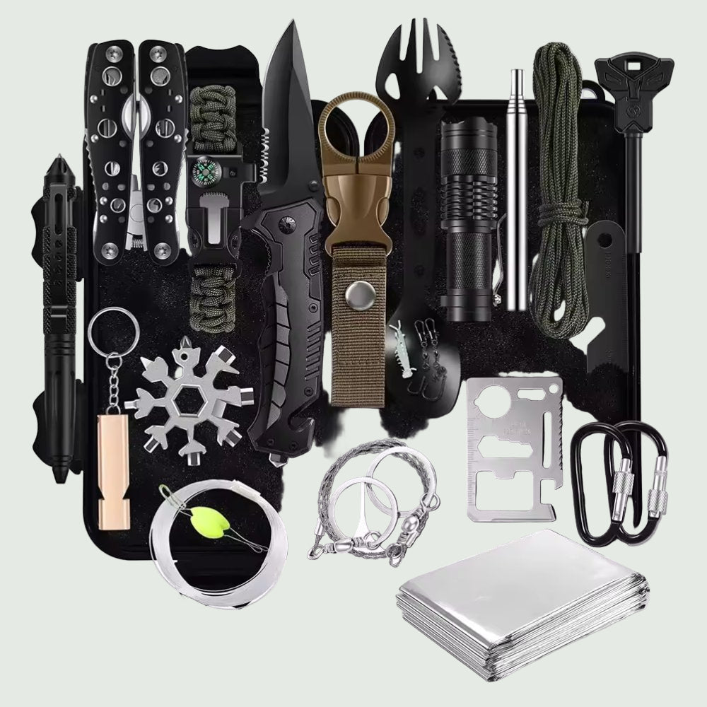31 in 1 Outdoor Emergency Survival Gear Kit Camping Tactical Tools